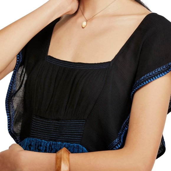 NWT Free People In Search of Paradise Midi Dress - Picture 2 of 5